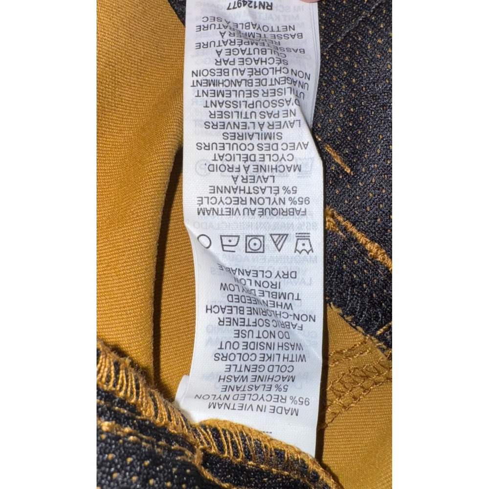 Prana Womens‎ Yellow Jogger Pants Elastic Waist Drawstring Pockets Size 10 - Picture 13 of 16